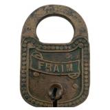 Fraim Padlock w/o Key 3'x2'