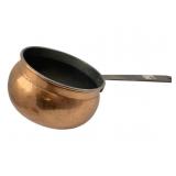 Vintage Round Copper Pot w/ Handle