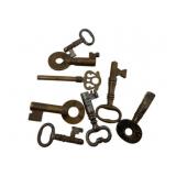 Group Lot of Skeleton Keys 2.5'