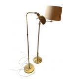 Group of 2 Brass Lamps 56'