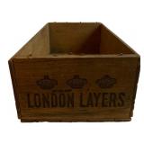London Layers Wood Crate 28'x6'x10'
