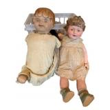 Group Lot w/ Antique Composition Dolls & More
