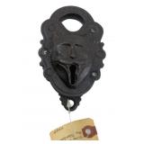 Vtg Werewolf Padlock w/key 4.5'x2.5'