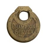 Champion 6 Lever Padlock w/o Key 2.5'x2.25'