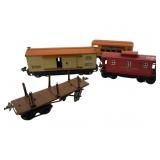 Vintage Lionel Train Cars Lot of 4