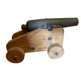 Wood & Cast Iron Cannon 11.5'x23'x11.5'