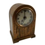Antique Brass Desk Clock 5'x3.25'x2.5'