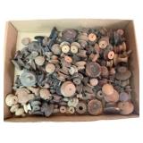 Box Lot of Wood Drawer Knobs