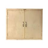 2 Door Metal Cabinet w/ Contents - 30 x 35 x 16