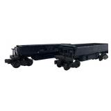 Two Lionel Dumpster Cars 3'x2'x10'