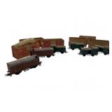 Group Lot of 6 Marklin Train Cars 2'x2'x4'