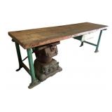 Wood & Metal Power Work Table 38'x48'x29'