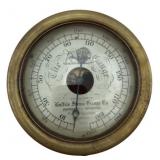 Buffalo Steam Gauge Co Brass Railroad Clock