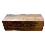 Vtg American Lady Shoes Wood Crate