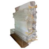Group Lot of Plexiglass Cases & Train Display