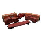 Box Lot of Lionel Train Cars 2'x2'x11'
