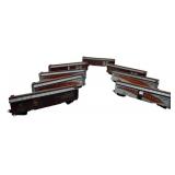Group Lot of 8 Marklin Train Cars 3'x2'x8'