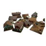 Group Lot Model Train Display Houses