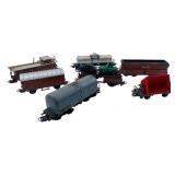 Group Lot of 7 Marklin Train Cars 2'x2'x6'