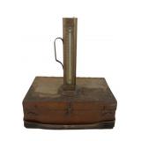 Antique Thermometer Tool w/ Wood Box