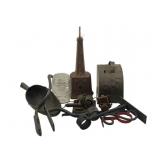 Lot Antique Metal Diecuts & Hardware