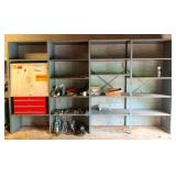 Metal Shelve Unit - CONTENTS NOT INCLUDED!