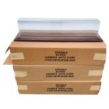 6pc. Lot Display Cases 8'x34'x13.25'