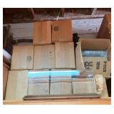 Group Lot of Display Cases for Trains 10 Pcs