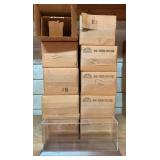 Group Lot of Display Cases for Trains 10 Pcs