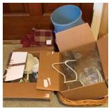 Boxes of Assorted Glass Dishes & More