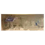 Cabinet Lot of Assorted Glass Items