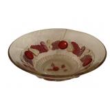 Vtg Westmoreland Della Robbia Fruit Bowl