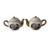 2 Thomas Kinkade Teapots - 9.5 x 6.5