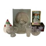 Lot of Assorted Glass Items & More