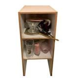 Wood Shelf w/ Contents - 12 x 12 x 32