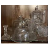 Cabinet Lot of Assoted Glass Items