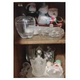 Cabinet Lot of Assoted Glass Items