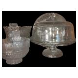 Cabinet Lot of Assoted Glass Items