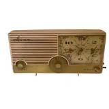 Vtg Arvin Model 5583 Plastic Tube AM Clock Radio