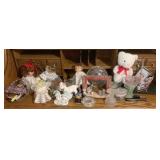 Lot of Assorted Decor Items - Dolls & More