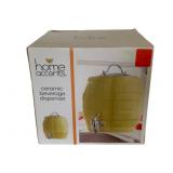 Home Accents Ceramic Beverage Dispenser w/box