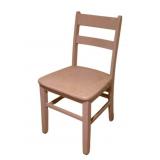 Wood Chair - 34 x 17 x 16