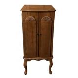 Jewelry Cabinet w/ Mirror & Contents
