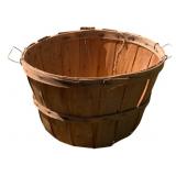 Wood Apple Basket - 13.25 x 21.25