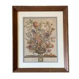 Framed Print 'February' - 23 x 19