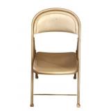 Metal Folding Chair - 33 x 18 x 19