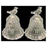 2 Pc Set Hofbauer 'The Byrdes' Crystal Bells