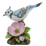 Andrea by Sadek Blue Jay Porcelain Figure 5'