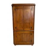Antique Pine Corner Cupboard 42'x22'x26'