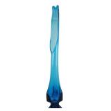 Viking Bluenique Petal Swung Glass Vase 24'